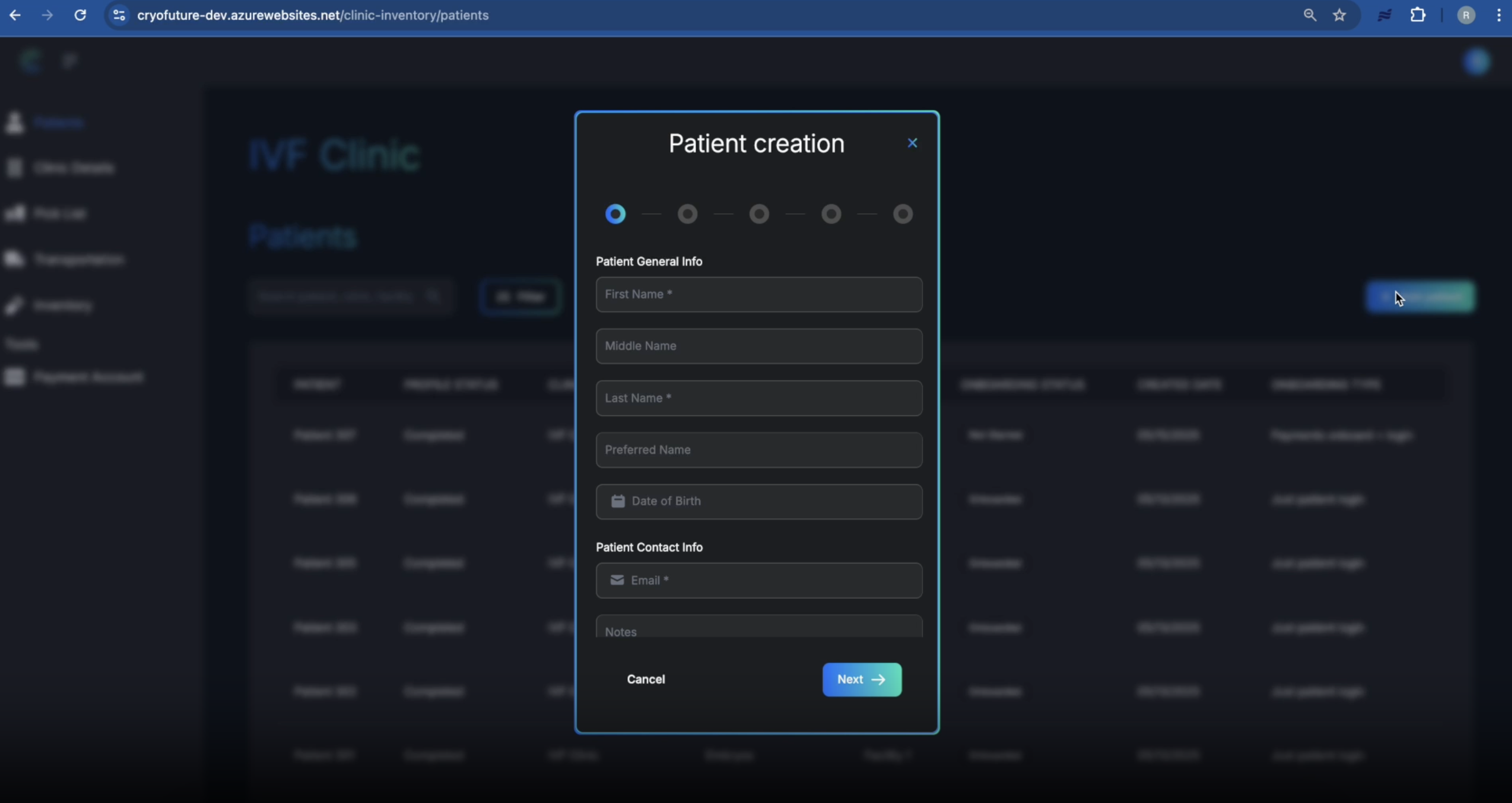 General Information Form